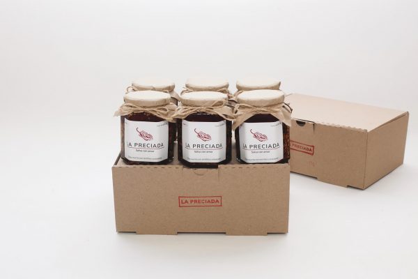 Paquete de 6 salsas Etiqueta blanca