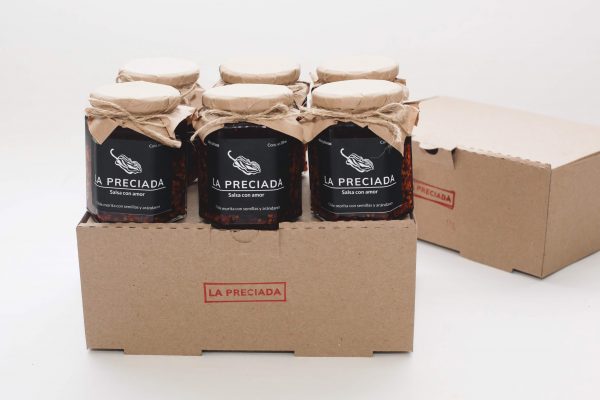 Paquete de 6 salsas Etiqueta negra