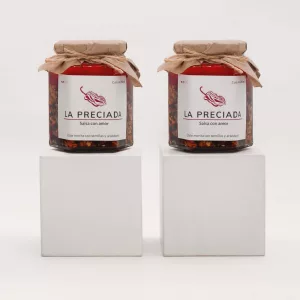 Paquete de 2 salsas Etiqueta blanca