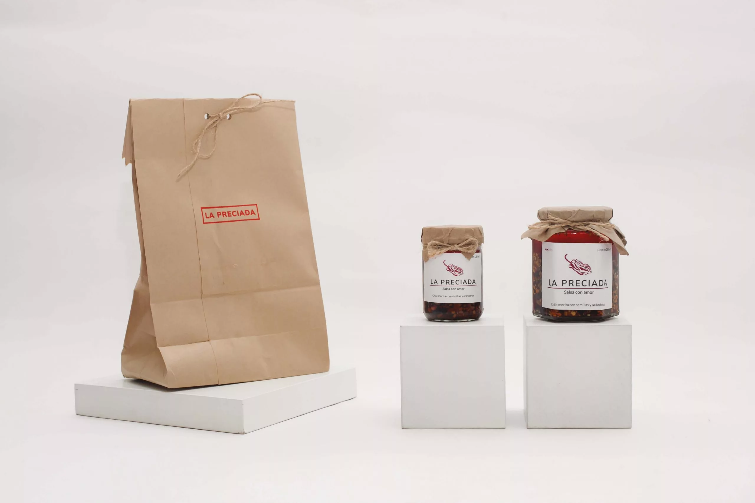 1 salsa Etiqueta blanca